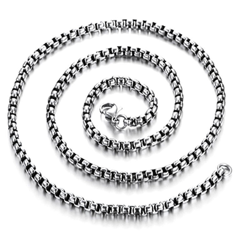 Retro Lion's Head Stainless Steel Domineering Necklace