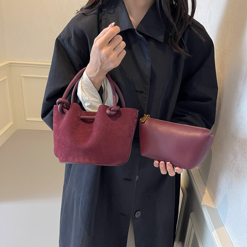 Frosted Elegance Crossbody Bag