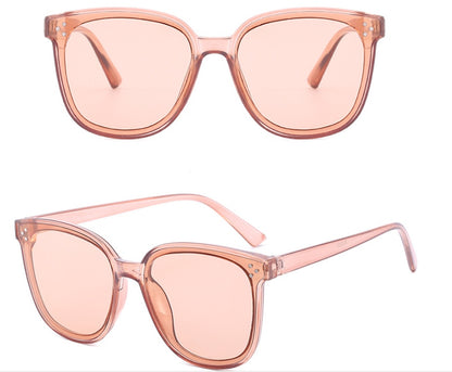 Gafas de sol rectangulares para mujer, gafas de sol cuadradas sin montura