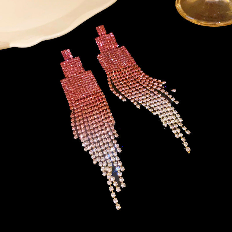 Fashion Love Tassel Stud Earrings For Women