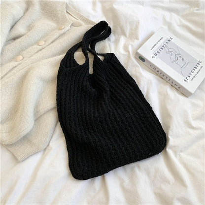 Bolso de hombro para mujer, bolso de compras de mano con diseño artístico