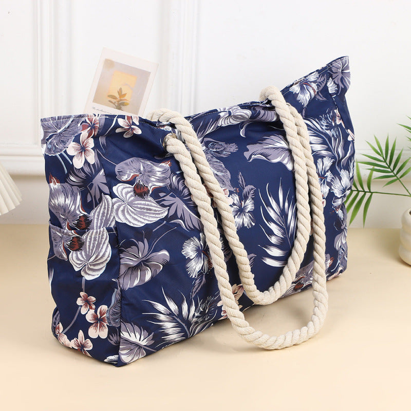 Tragbare Strandtasche aus Segeltuch