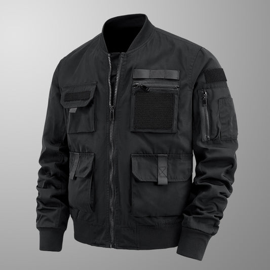 Pilot Jacket Men's Multi-bag Coat Shell Jacket