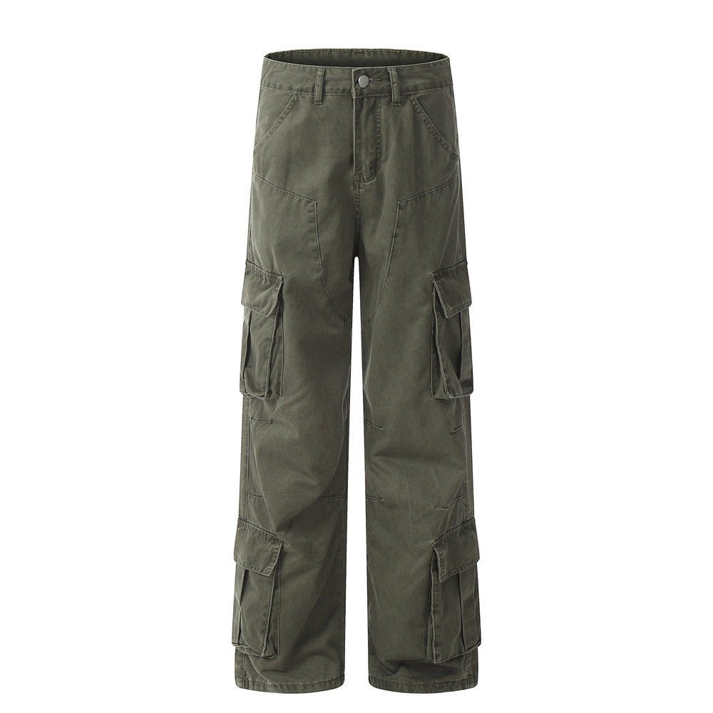 Fashion Personality Multi - pocket Cargo Pants Men - BAGMODA