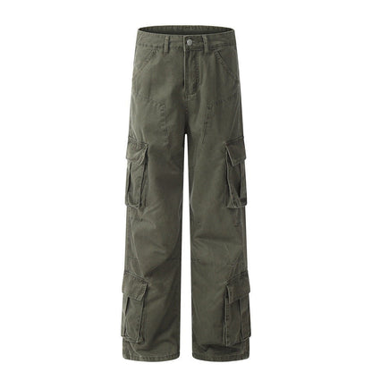 Fashion Personality Multi - pocket Cargo Pants Men - BAGMODA