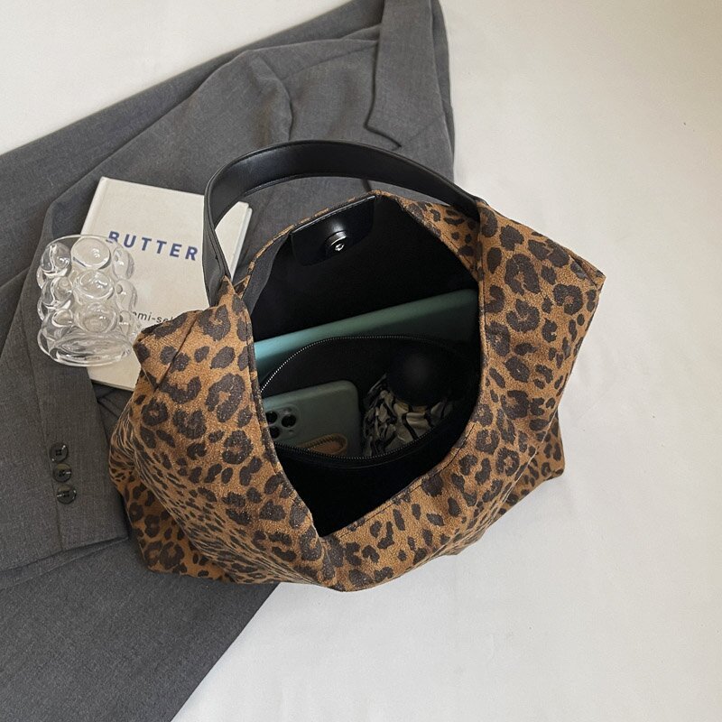 New Contrast Color Mother Bag Lazy Underarm Bag