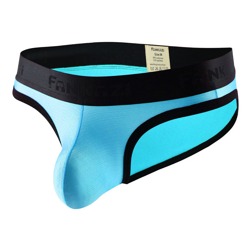 Men's Underwear Brushed Triangle Japanese Style Simple U Convex Breathable