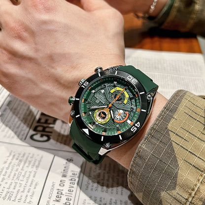 Nuevo reloj juvenil deportivo para exteriores e informal con correa de silicona a color, resistente al agua.