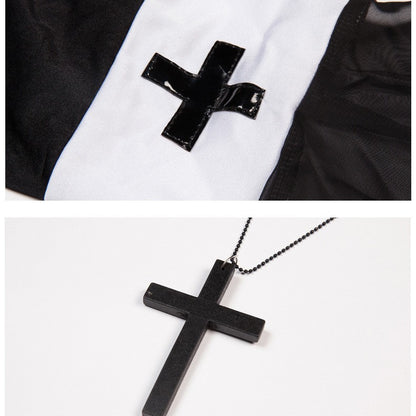 Ropa interior erótica de talla grande de monjas occidentales