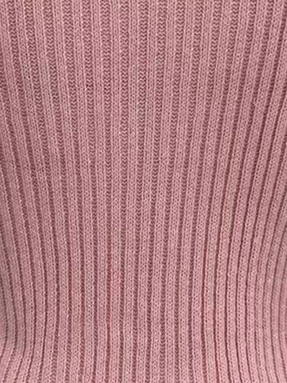 Cross Design Slim Fit Patchwork-Strickmode für Damen