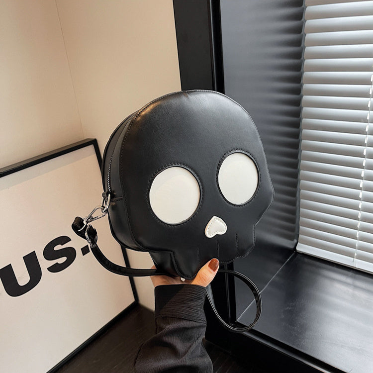 Cute Skull Small Round Bag