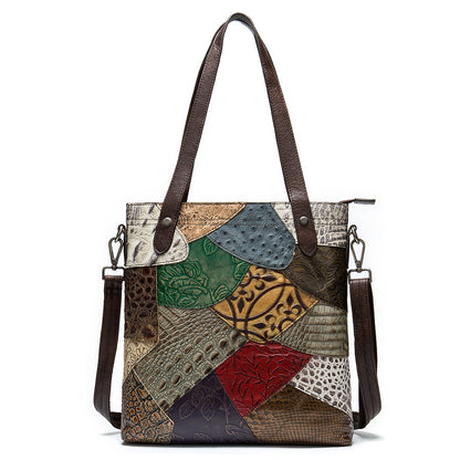 Bolso bandolera de piel auténtica para ordenador