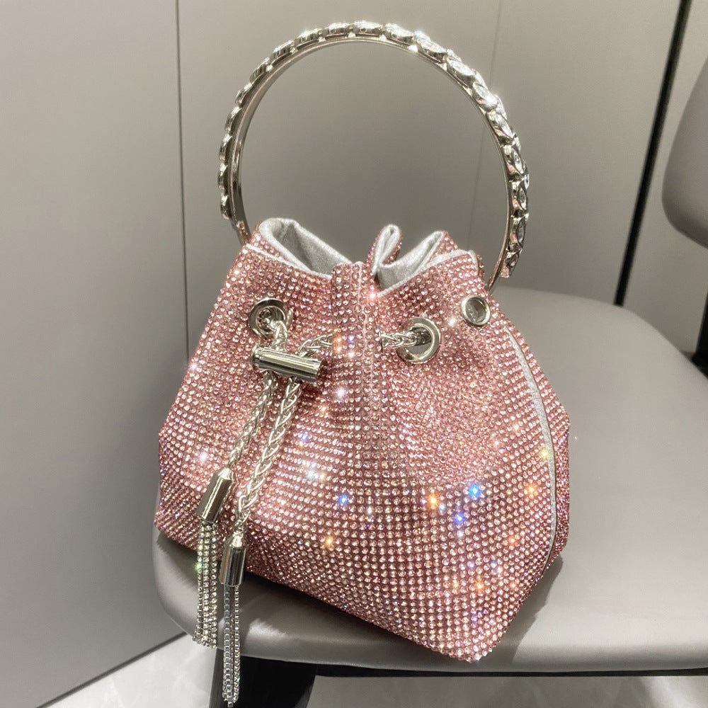 Shiny Diamond Bucket bag