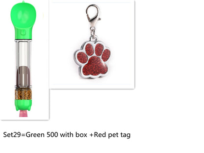 Vaso de agua multifuncional para mascotas Para llevar con el perro
