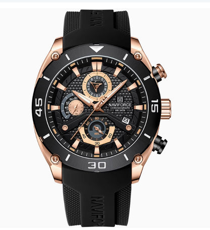 Nuevo reloj juvenil deportivo para exteriores e informal con correa de silicona a color, resistente al agua.