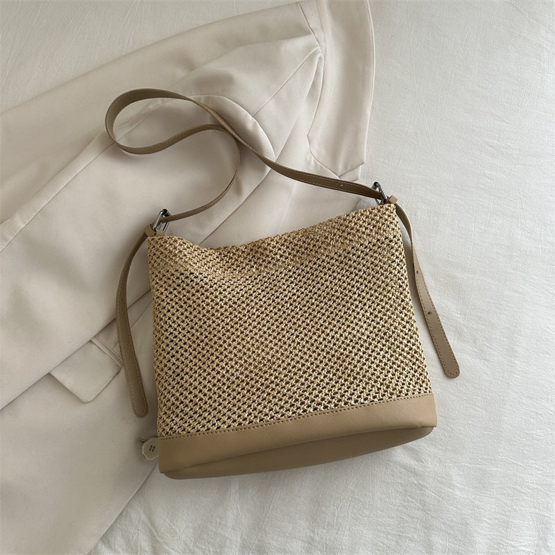 Seaside Vacation Beach Woven Straw Bag