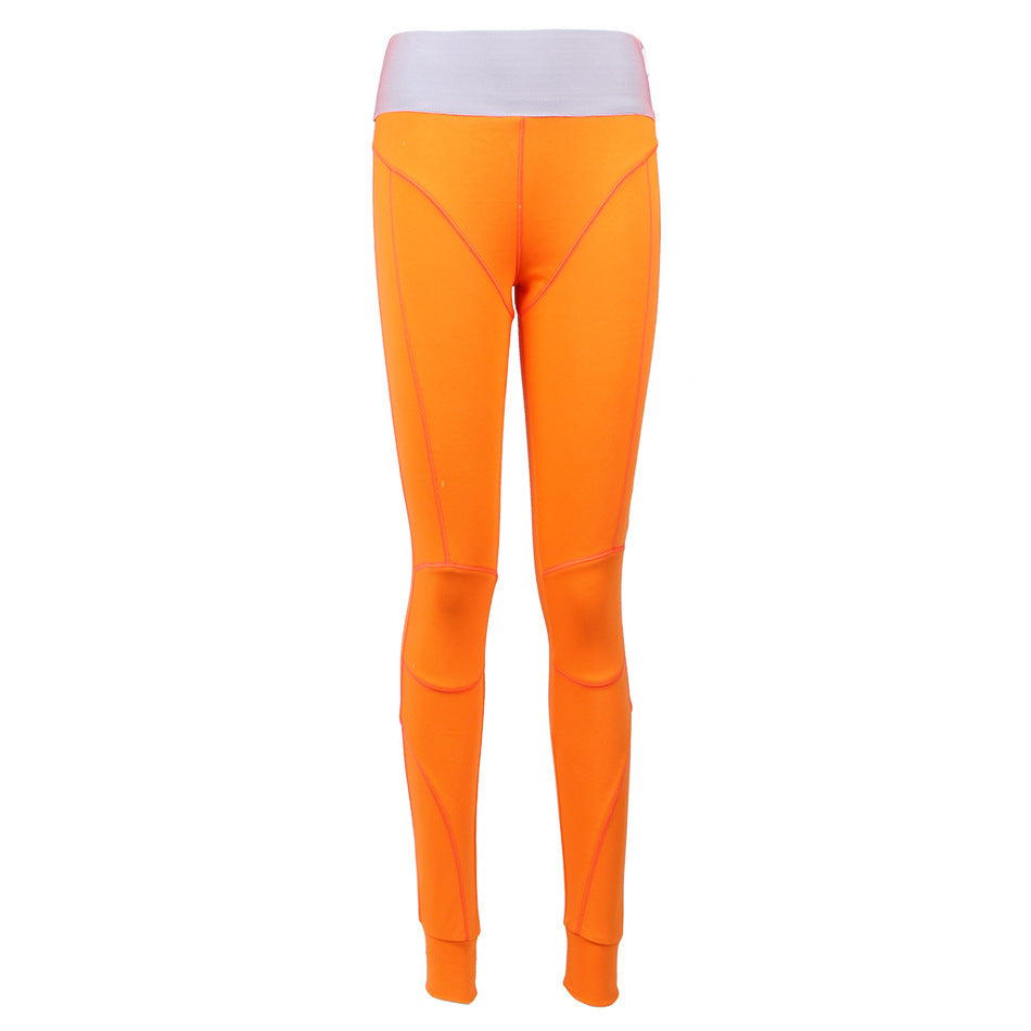 European And American Personality Line Hip-lifting Casual Pants Women