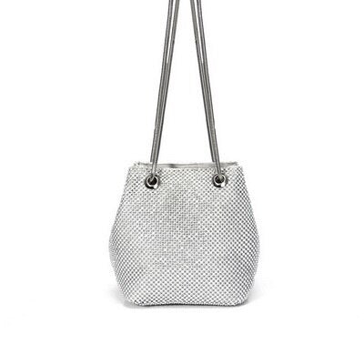 Diamonds Metal Rhinestones Beading Clutch
