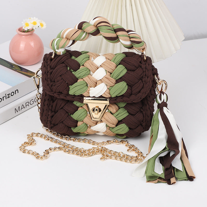 ColorPop Braided Street Bag