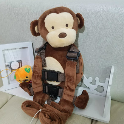 Neue affe gegen verloren rucksack cartoon kinder buch tasche baby sicherheit schritt gürtel Spielzeug Plüsch tasche