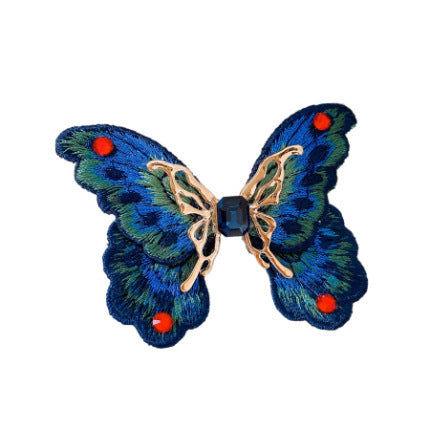 Butterfly Diamond-embedded Open Ring Design Sense Niche Jewelry