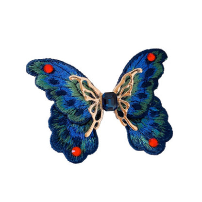 Schmetterling Diamant-besetzter offener Ring Design Sense Nischenschmuck