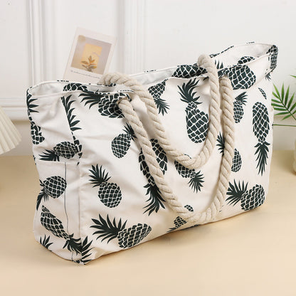Tragbare Strandtasche aus Segeltuch