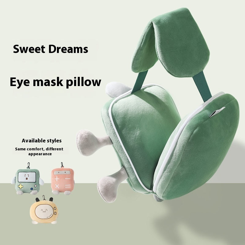 Storage Eye Mask U-shape Pillow Travel Portable Hanging Luggage