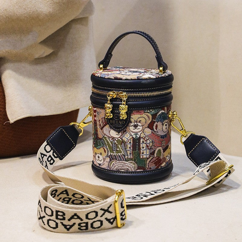 Bolso de mujer con diseño de oso de dibujos animados
