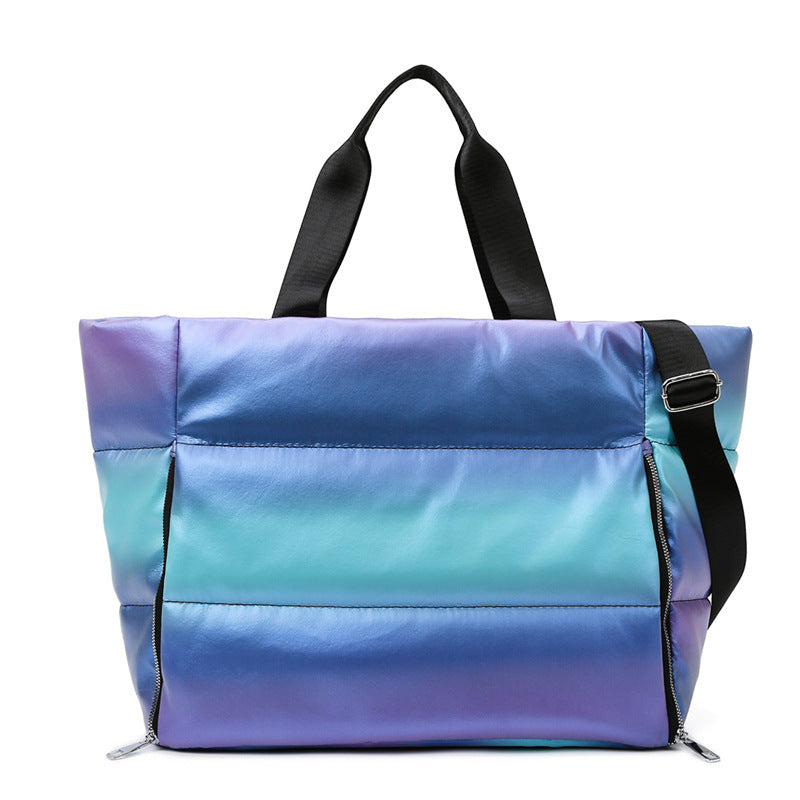 LuxeStride Colorful Oxford Tote