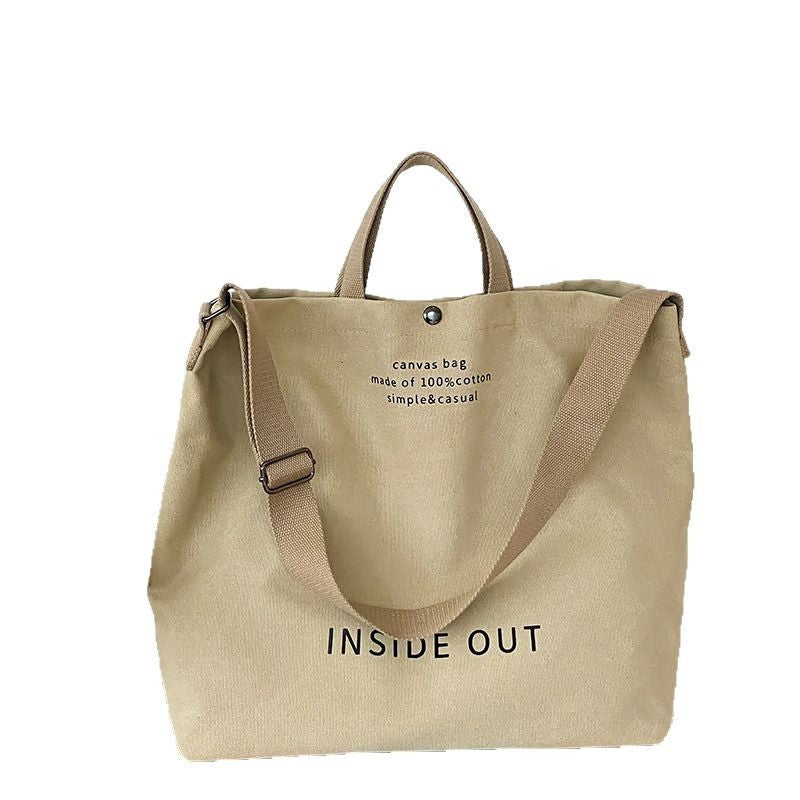 StoneWash Vintage Canvas Tote