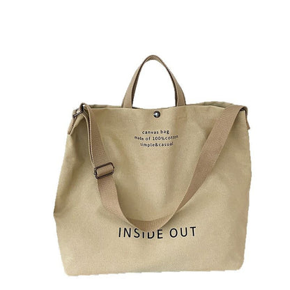 Bolso de lona vintage lavado a la piedra