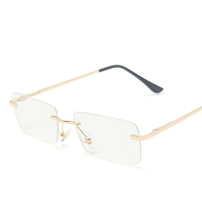 Randlose Sonnenbrille Damen quadratisch