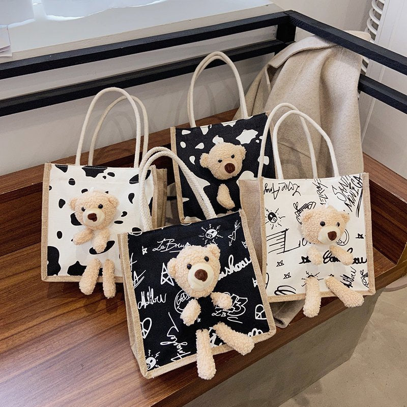 Bear Canvas Bag
