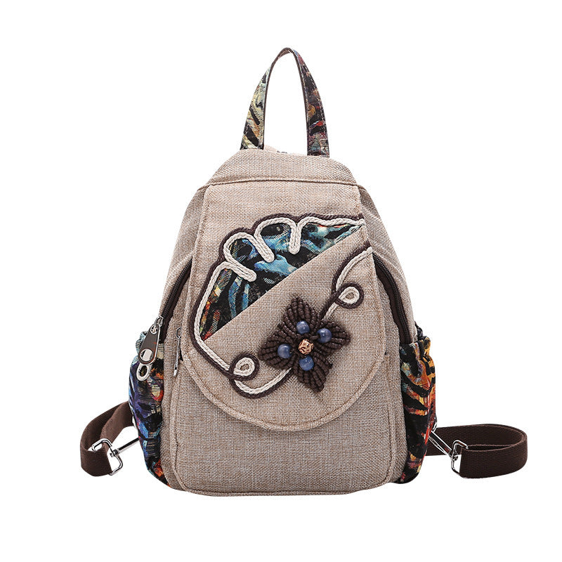 Chinese style retro travel backpack