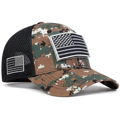 Sonnenschutz Sport Klettverschluss Outdoor Militär Fans Herren Camouflage Hut