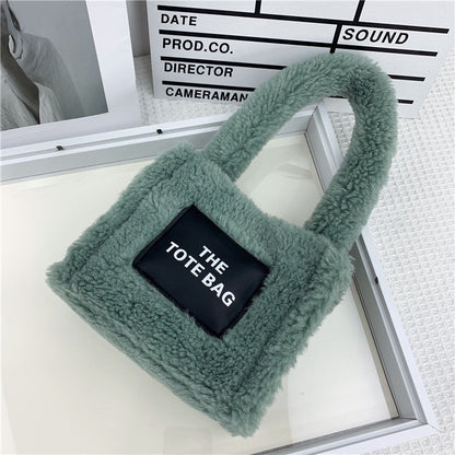Mini Lamb Wool Tote - BAGMODA