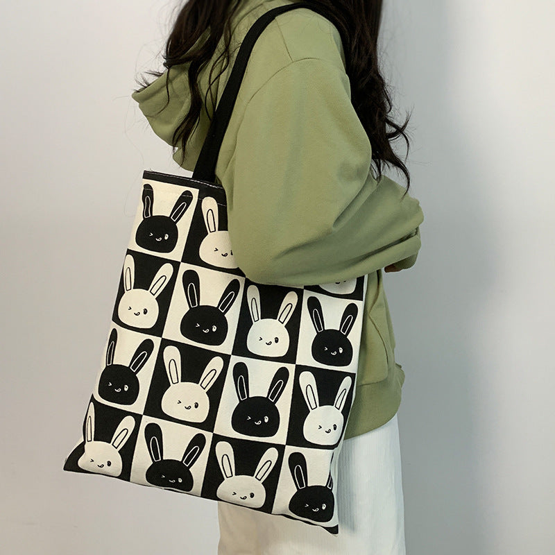 Cute Rabbit Canvas Bag
