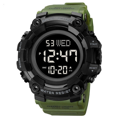 Reloj de moda con esfera grande para estudiantes varones, moderno y resistente al agua.