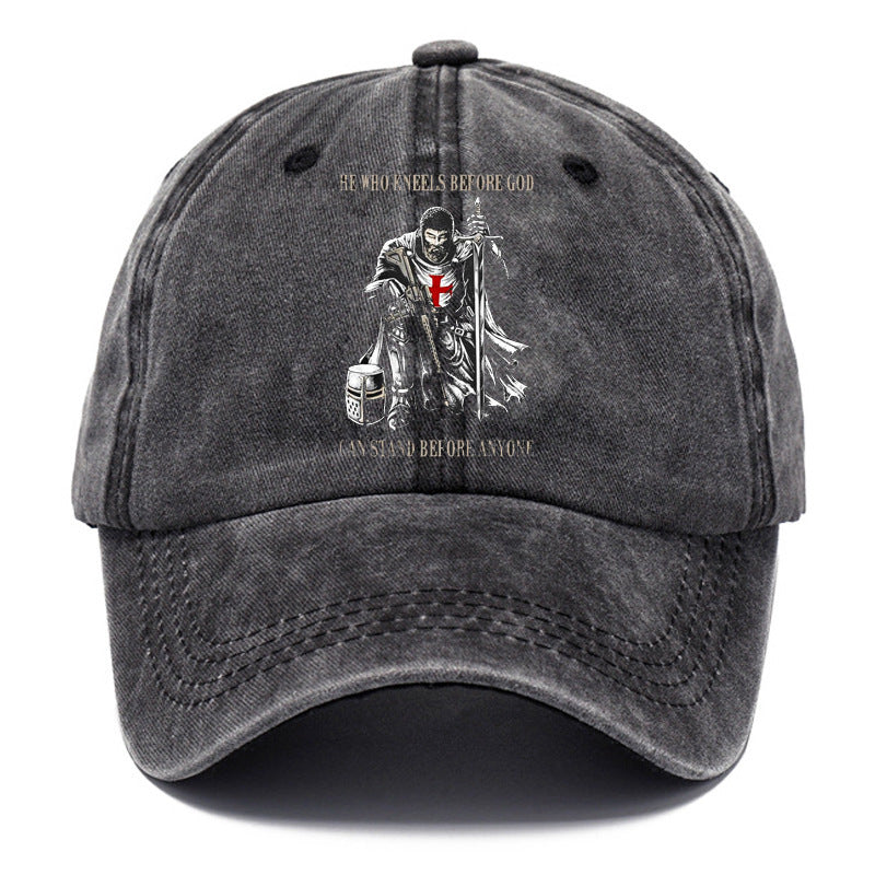 Washed Cotton Printed Old Dad Hat Men's Retro