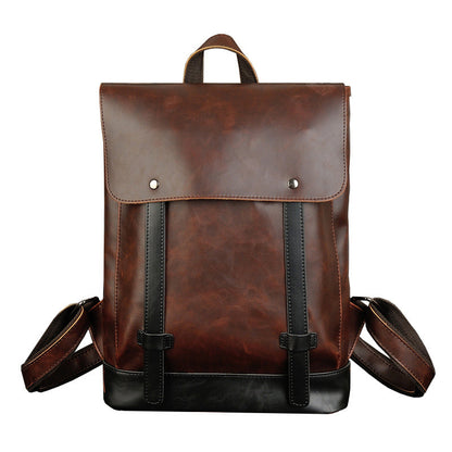 Reise-Outdoor-Rucksack aus Leder