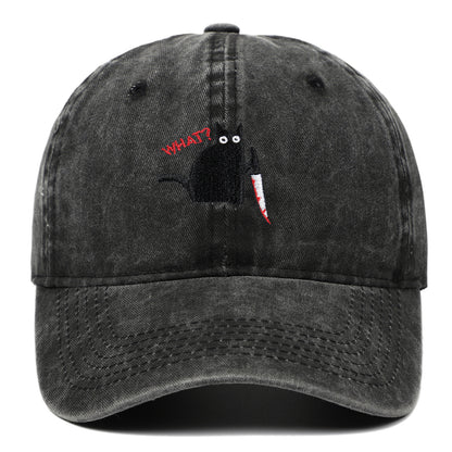 Gorra de béisbol de algodón desgastado con efecto deslavado