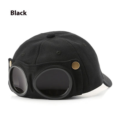 Gorra de piloto, gafas personalizadas, gorra con visera, gafas de sol para hombre, parasol, primavera y verano, combina con todo.
