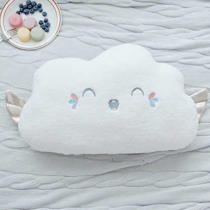 Neu Gefüllte Engel Wolke Mond Sterne Plüsch Kissen Weiche Kissen Wolke Gefüllte Plüsch Spielzeug für Kinder Baby Kinder Kissen Mädchen