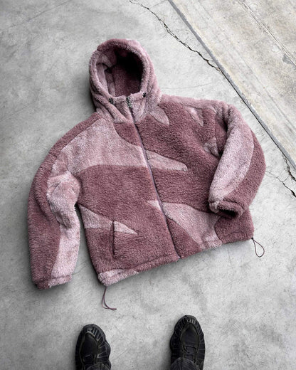 Fashionable Warm Lambswool Casual Cardigan Zip Jacket