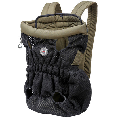 Mochila transportadora de mascotas para viajes al aire libre, de malla, transpirable, para el hombro