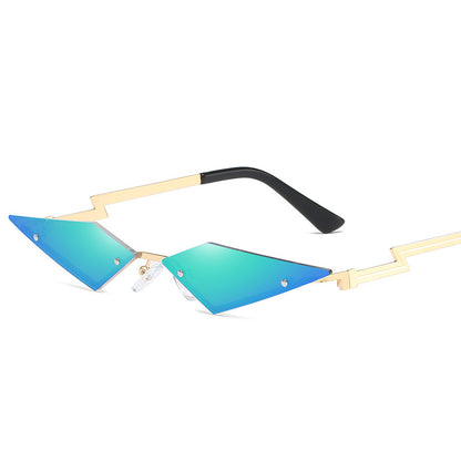 Modische randlose Sonnenbrille für Damen