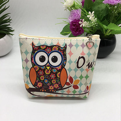 Damen Kinder Student Brieftasche Münztasche Aufbewahrungstasche PU Tasche