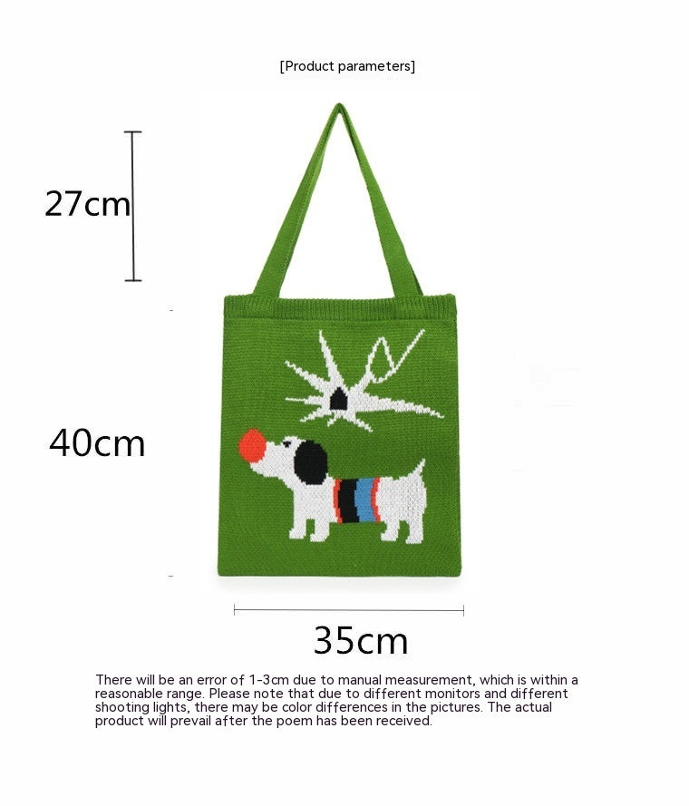 Puppy Knitted Bags