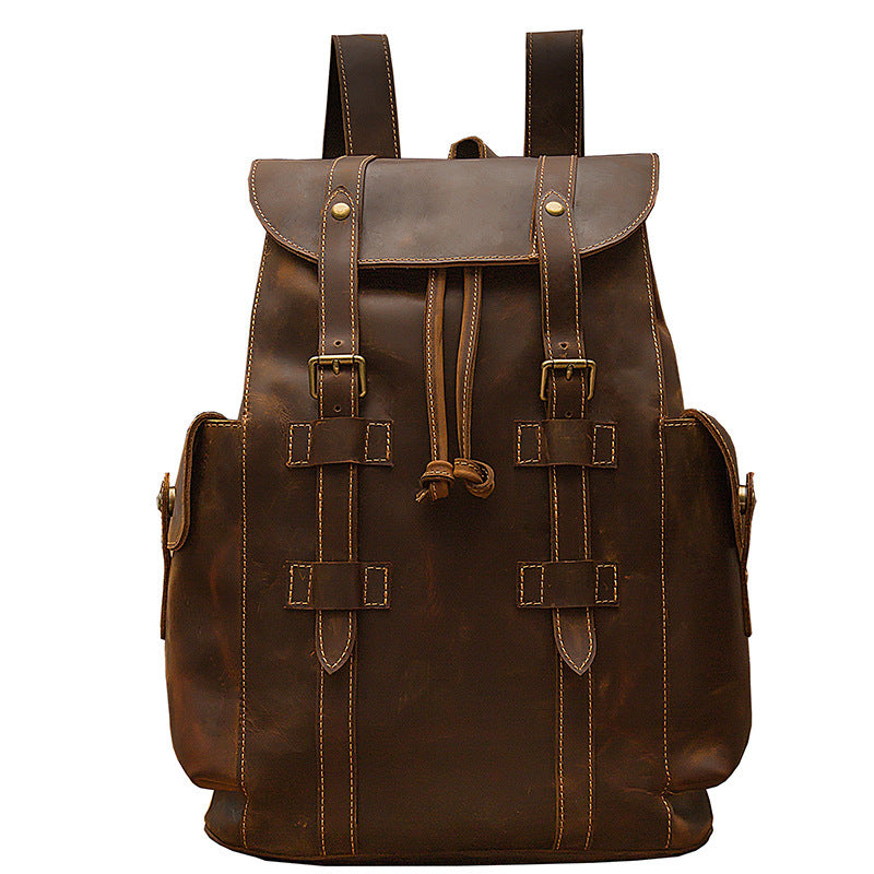 Timberwolf Retro Leather Backpack